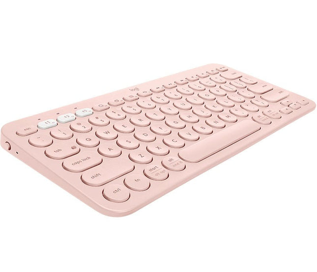 Teclado Español Logitech K380 Multi-Device Bluetooth Qwerty Rosa 920-009587