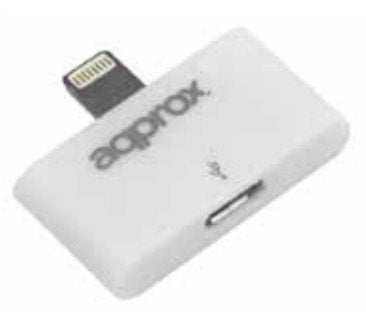 Approx Adaptador Lightning A 30 Pines Appc02v2 Para Cargar O Transferir Datos Velocidad Hasta 480mbps