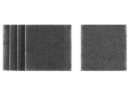 Pack 5 Lijas De Malla 1/4, 115x115mm Grano 60 Para Lijadoras Orbitales Dtm8664-Qz Dewalt