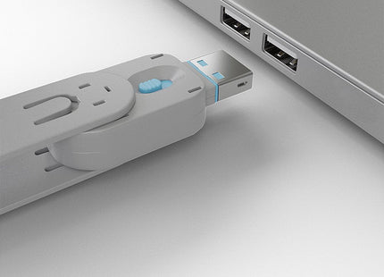 Usb Type A Port Blocker Key  Blue