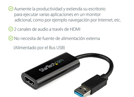 EAN 0065030854887 - StarTech.com USB32HDES Adaptador gráfico USB 1920 x 1200 Pixeles imagen 7