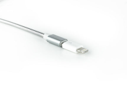 Nanocable Adaptador Lightning A Micro Usb - Lightning/M-Micro B/H - Blanco