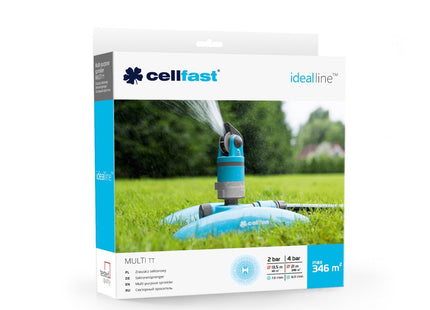 Cellfast Multi ?? Ideal Rociador De Agua Multifuncional De Plástico Azul