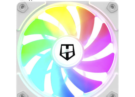 Nox Ventilador Hummer Easylink Argb Blanco Único