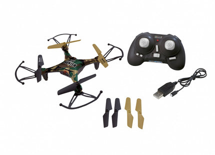 Avión Revell Quadrocopter Air Hunter  Por Control Remoto Camuflaje