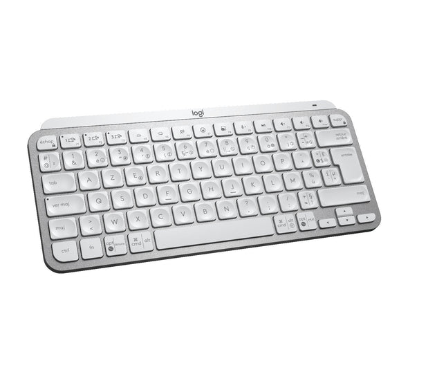 Teclado Francés Logitech Mx Keys Mini Rf Wireless + Bluetooth AErty Gris