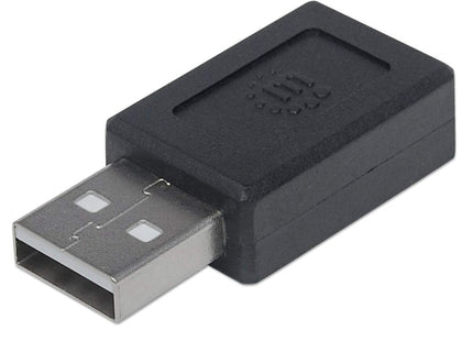 EAN 0766623354653 - Manhattan 354653 cambiador de género para cable USB A USB C Negro imagen 1
