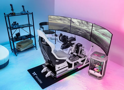 Cockpit Thermaltake Simulador Flight Gf500 Blanco