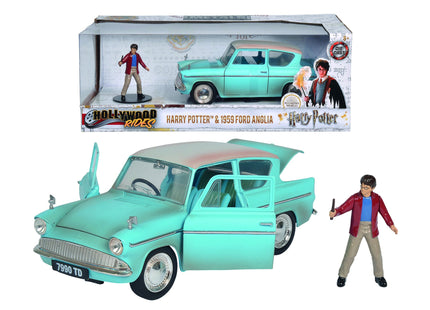 Set Coche Ford Anglia + Figura Harry Potter