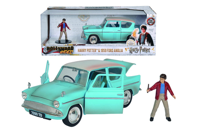 Set Coche Ford Anglia + Figura Harry Potter