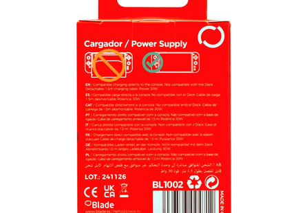 Adaptador Corriente Fr-Tec Nintendo Switch 2