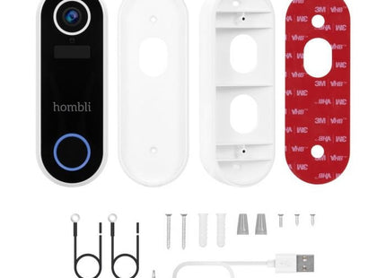 Timbre Inteligente Hombli 2 (Blanco) + Timbre