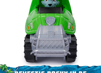 Spin Master Paw Patrol Jungle Pups - Vehículo De Tortuga Mordedora Con Vehículo De Juguete Con Figura Rocosa 6067763