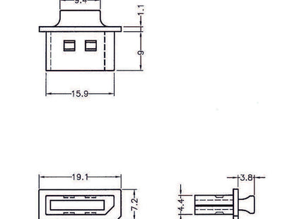 Delock 64025 Cubierta Contra Polvo Para Displayport Hembra Con Agarre. 10 Piezas En Negro