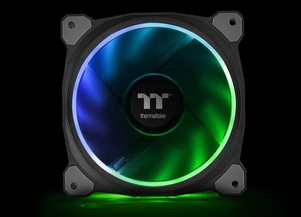 Thermaltake Riing Plus 12 Rgb Kit 3x Ventilador + 3x Lumi Cl-F076-Pl12sw-A