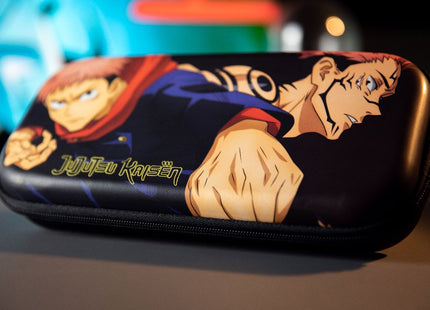 Funda Konix Switch Jujutsu Kaisen Compatible Con Switch Y Version Lite Red Para Amacenaje Color Negra