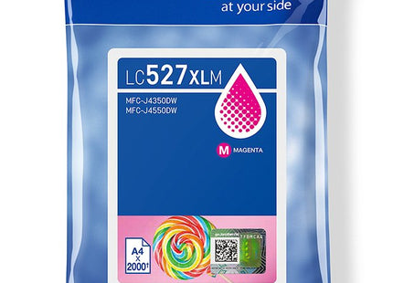 Tinta Brother  Magenta De Larga Duracion Lc527xlm 2.000 Paginas