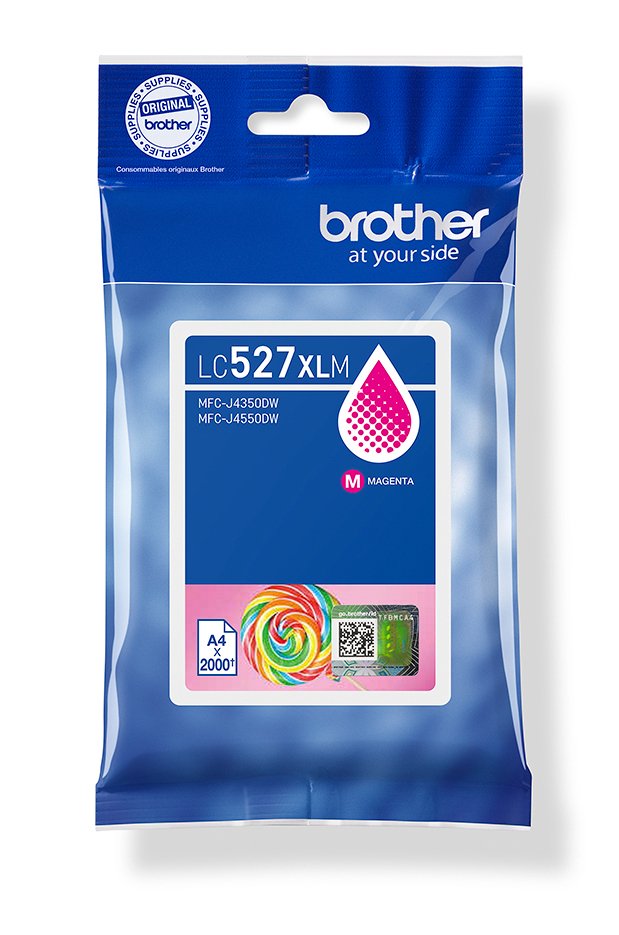 Tinta Brother  Magenta De Larga Duracion Lc527xlm 2.000 Paginas