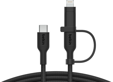 Cable Belkin Boost Charge 2-In-1 Usb-C/Lig.1,5m Wh.Cac003hq1.5mbk