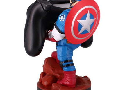 Exquisite Gaming Controller Soporte Y Figura De Carga - Cable Guy Capitán América