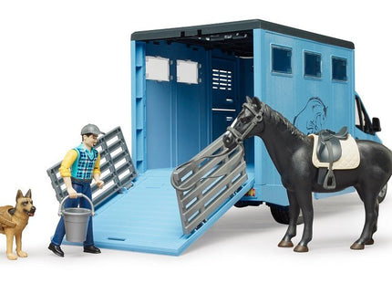 Bruder Camion Mercedes Benz Sprinter Para Transporte Equino. Incluye 1 Caballo. 43x17x22 Cm