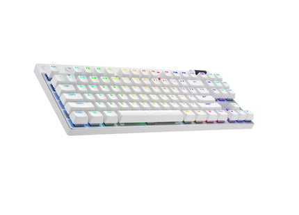 Teclado Ingles Logitech G Pro X Tkl Lightspeed Tactile Blanco