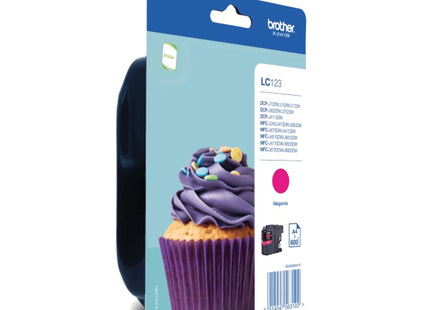 Tinta Original Brother Lc123m Magenta Lc123mbp