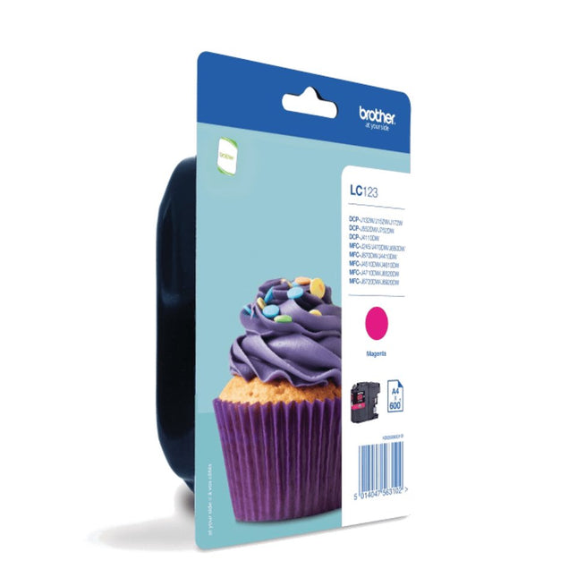 Tinta Original Brother Lc123m Magenta Lc123mbp