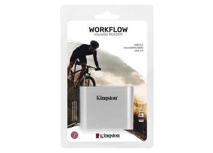 EAN 0740617307757 - Kingston Technology Workflow microSD Reader Negro, Plata imagen 2