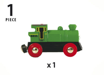 Brio World World Speedy Locomotora De Batería Verde, Vehículo De Juguete Verde 33595