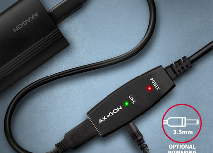 EAN 8595247902344 - Axagon ADR-215 USB 2.0 A-M -> A-F active extension/repeater cable 15m - Kabel - Digital/Daten cable USB U imagen 7