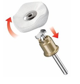 Disco De Pulido Textil Dremel 423s, Ø 25 Mm 2615s423ja