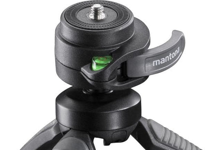 Mantona 21406 Tripode Smartphone/Cámara Digital 3 Pata(S) Negro, Gris
