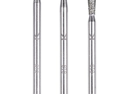 Set 3 Muelas De Diamante Esféricas Y Cónicas 5988000 Wolfcraft