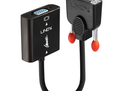 Lindy 38189 Adaptador Dvi-D Vga (D-Sub) Negro 0,10m