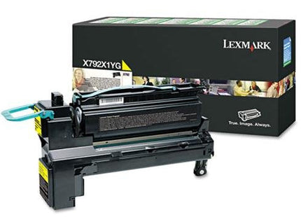 EAN 0734646251396 - Lexmark X792X1YG cartucho de tóner 1 pieza(s) Original Amarillo imagen 1