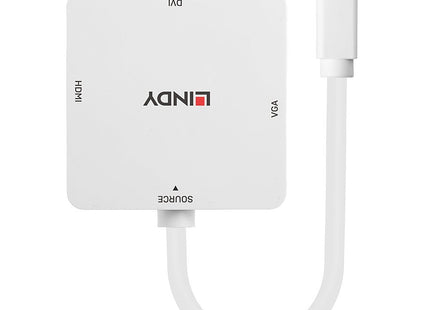 Lindy Adaptador Mini Displayport A Hdmi 4k30/Dvi/Vga