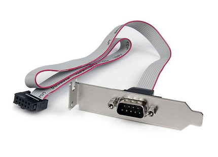 Startech Bracket Serie Db9 Rs232 A Idc 10 Pines Placa Base Perfil Bajo 0.4m Plate9m16lp