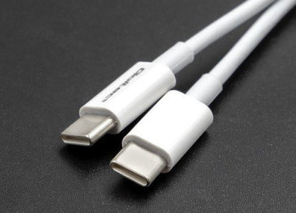 Qoltec 52359 Usb 2.0 Tipo C Cable Usb 2.0 Tipo C 60w Qc 3.0 Pd 1m White