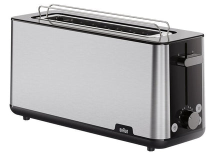Tostadora Braun Ht1610bk 1 Ranura Larga Acero Inoxidable/Negro