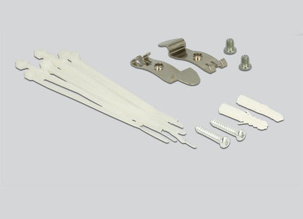 Delock 43338 Keystone Desktop Patch Panel 8 Port Black