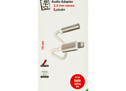 2go Audio Adaptador "Luxury" Lightning - 3,5mm Hchse