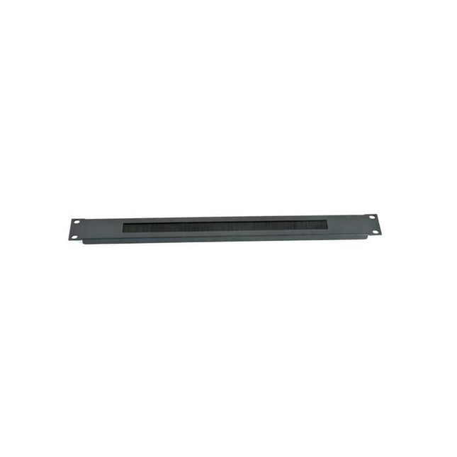 2lan Panel Pasacables De Cepillo 19" 1u Metal