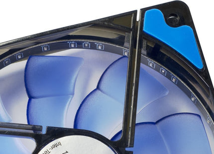 Inter-Tech L-12025 Carcasa Del Ordenador Ventilador 12 Cm Negro, Azul