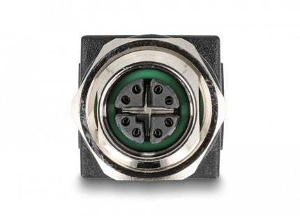 Delock M12 Adaptador X-Kodiert 8 Pin Hembra A Rj45