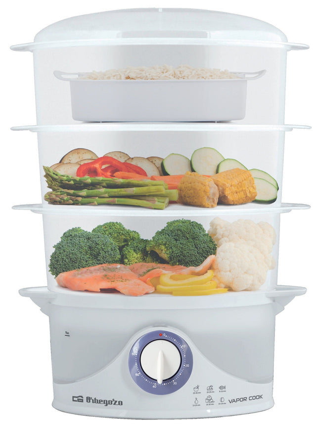 EAN 8436044535499 - Orbegozo CO 4015 vaporizador 3 cesta(s) Encimera 800 W Blanco imagen 1