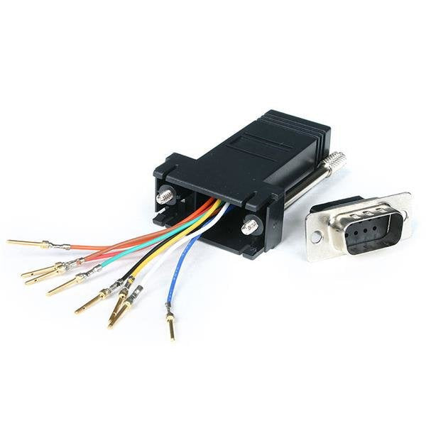 EAN 0065030773515 - StarTech.com GC98MF cambiador de género para cable DB-9 RJ-45 Negro imagen 1