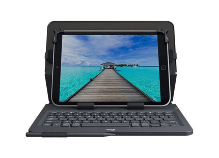 Logitech 920-008337, Qwertz, Alemán, Universal, Ipad Air 2 Ipad Air Ipad 2 Ipad 3 Ipad 4 Samsung Galaxy Tab ® A-9.7 In Galaxy Samsung Tab S..., Negro, 25,4 Cm (10")