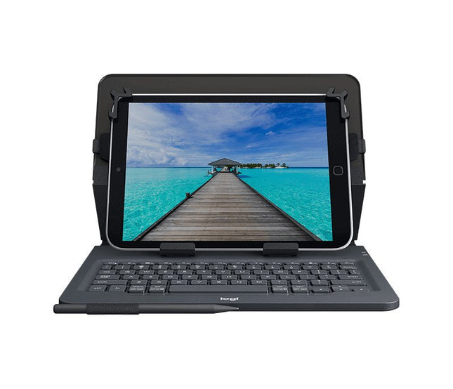 Logitech 920-008337, Qwertz, Alemán, Universal, Ipad Air 2 Ipad Air Ipad 2 Ipad 3 Ipad 4 Samsung Galaxy Tab ® A-9.7 In Galaxy Samsung Tab S..., Negro, 25,4 Cm (10")