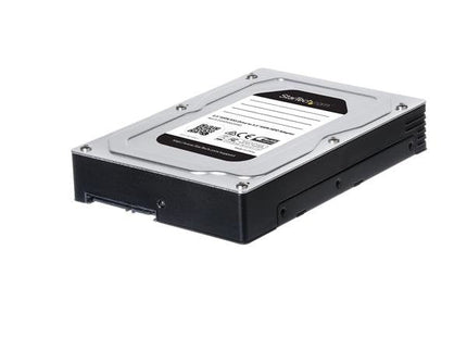 EAN 0065030874434 - StarTech.com 25SATSAS35HD panel bahía disco duro 8,89 cm (3.5") Panel de instalación Negro, Plata imagen 1